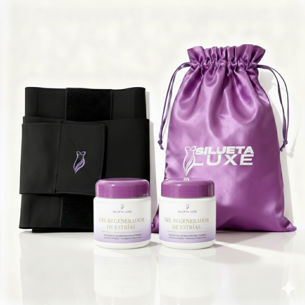 Faja Reloj de Arena + 2 Geles Anti Estrías  ¡GRATIS HOY!