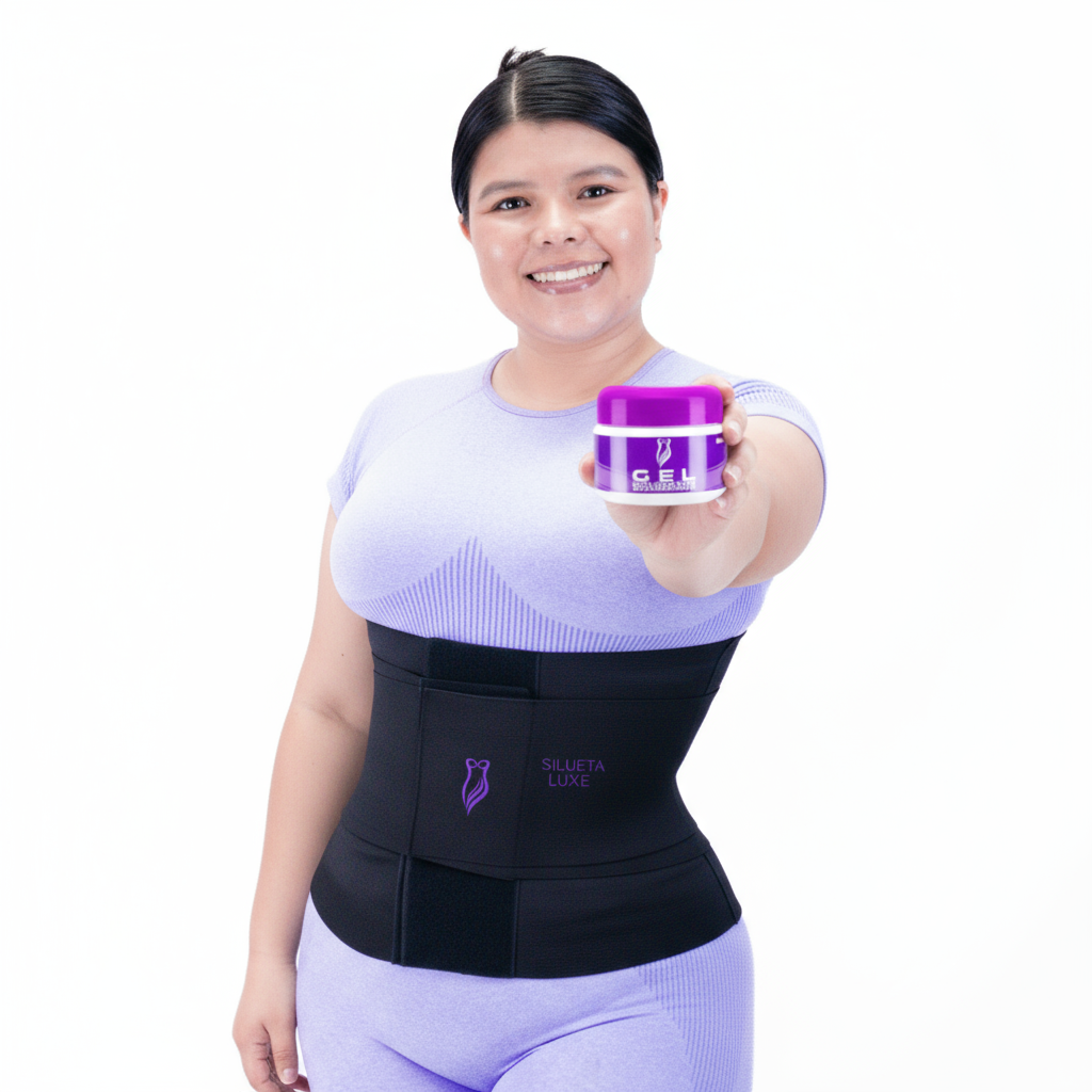 Faja Cinturilla Reloj de Arena + Gel Reductor